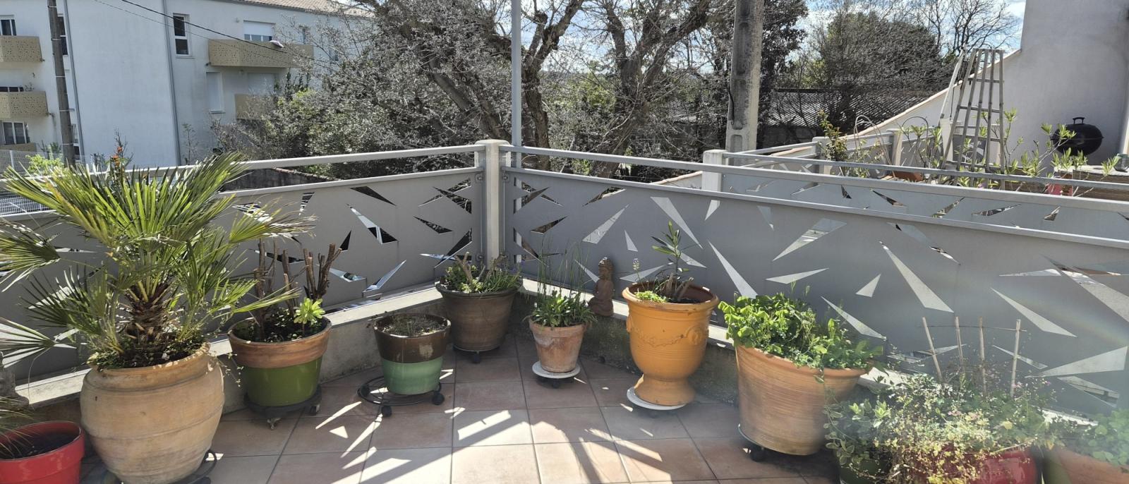 Saint Christol Lez Alès – T2bis de 45,14m2  avec terrasse de 23m2